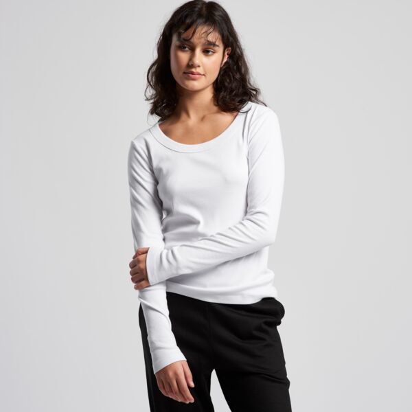 AS Colour / Wo's Organic Rib L/S Tee Thumbnail